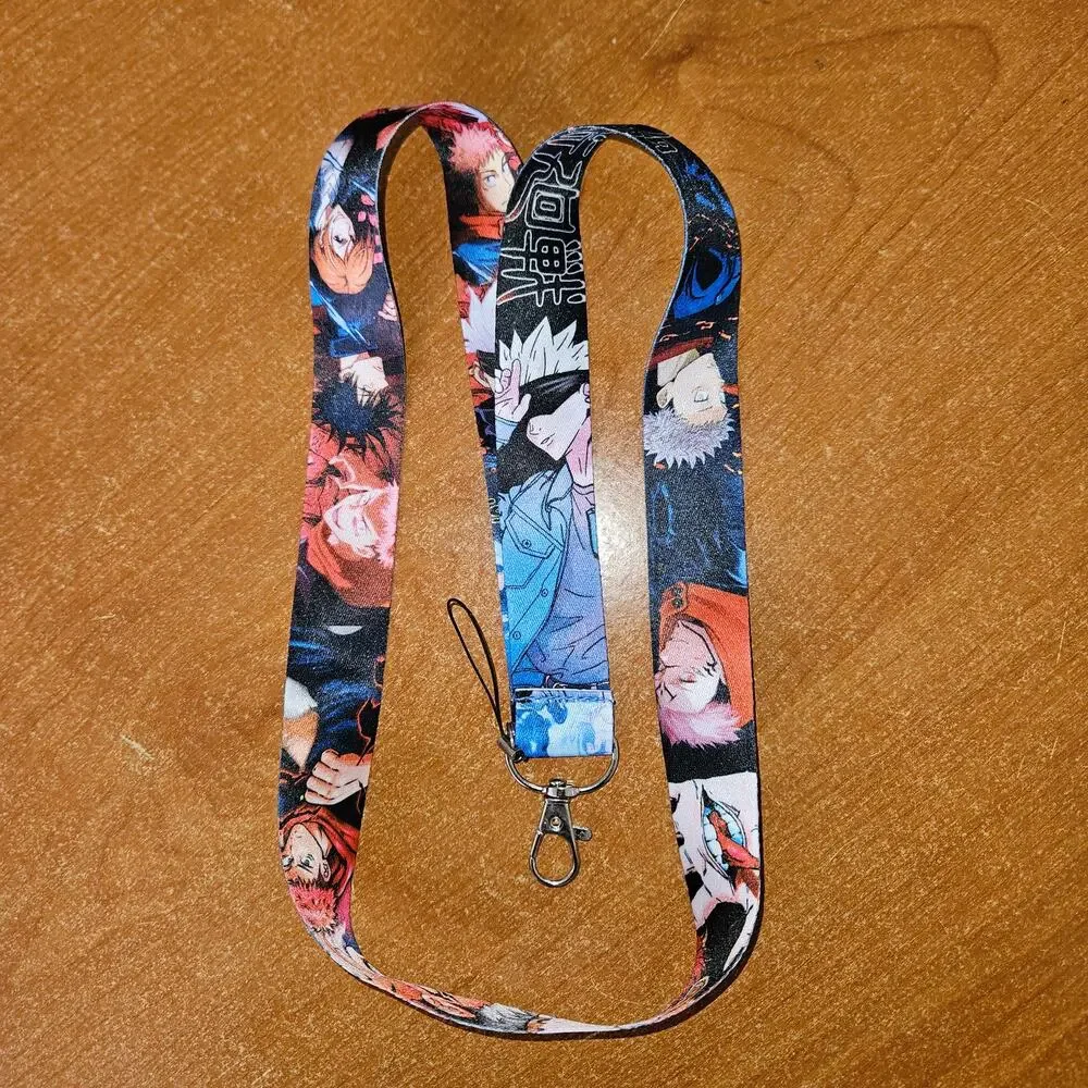 Jujutsu Kaisen Lanyard — Gojo's Cool Side Meets Itadori's Fighting Spirit
